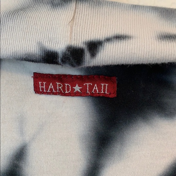 Hard Tail Tie Dye Wrap Yoga Crop Top Size Small - Picture 5 of 6